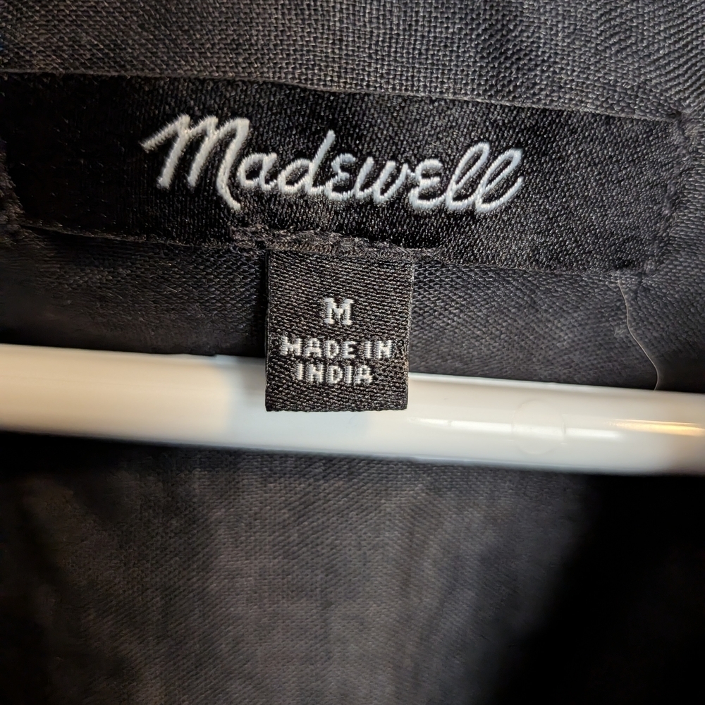 Madewell Resort Long-Sleeve Shirt Size Medium - Picture 4 of 8
